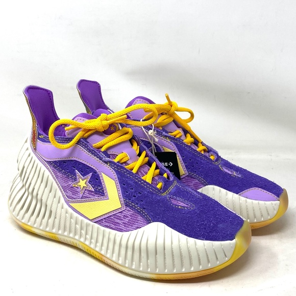 Converse BB Prototype CX Basketball Violet Mesh Suede Mid Sneakers Women A03695C - Picture 2 of 9